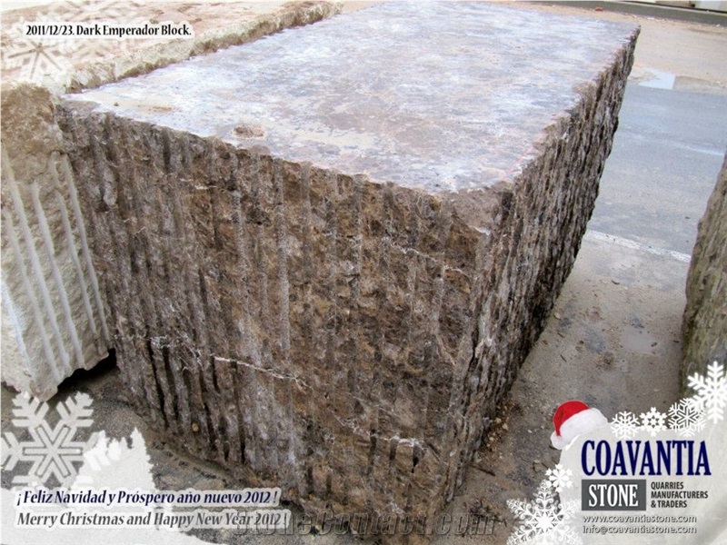 Marron Imperial, Marron Emperador O Emperador Oscuro, Dark Emperador Blocks