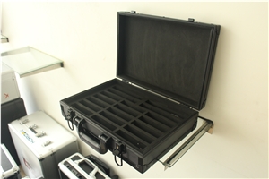 Small Stone Sample Display Case Marble and Granite Stone Display Case