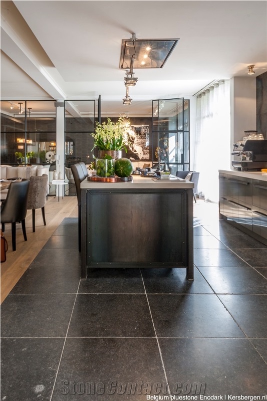 Aged Belgium Bluestone Tiles, Belgian Blue Stone Enodark