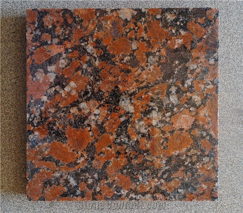 Granite Tiles Santiago Rosso