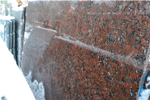 Rosso Santiago Granite Slabs