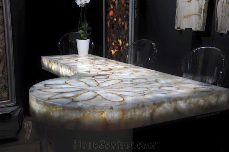 Semiprecious Stone Vanity Tops