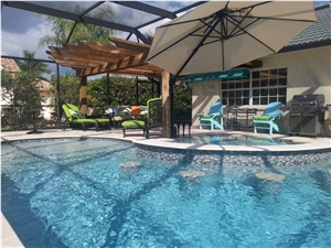 Travertine Pool Pavers, Pool Coping