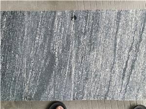 Landscape Grey Granite,Mountain Symphony,Juparana Grey,Nero Santiago, China Grey Granite Tiles, Flamed, Bush Hammered, Paving Stone, Courtyard, Driveway, Exterior Pattern, Stepping Stone, Pavers