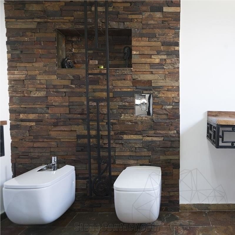 Brown Slate Panel 15 X 60 cm