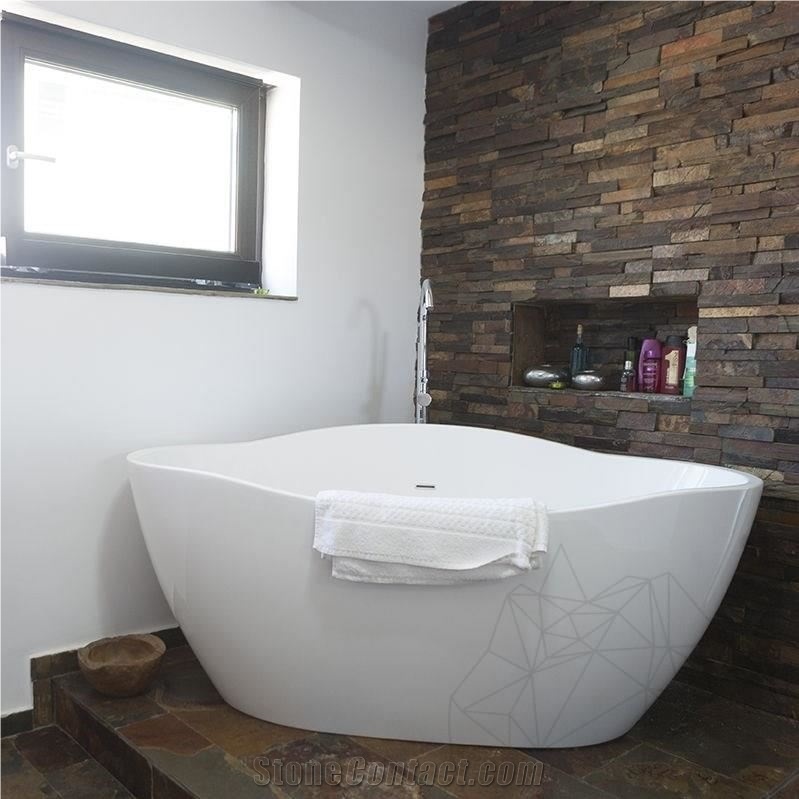 Brown Slate Panel 15 X 60 cm