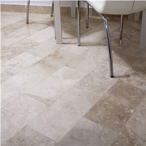 Classic Cross Cut Honed Travertine 40.6 X 20.3 X 1.2 cm
