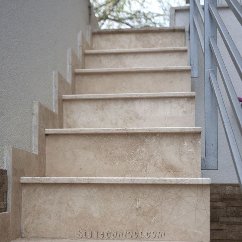 Classic Cross Cut Travertine Honed Cut-To-Size Slabs 2 cm