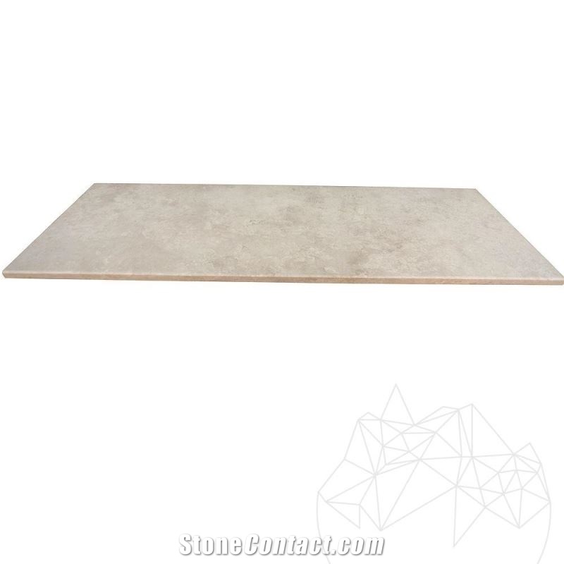 Classic Cross Cut Travertine Polished Countertop 250 X 65 X 3 cm