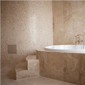 Classic Cross Cut Travertine Polished Cut-To-Size Slabs 2 cm