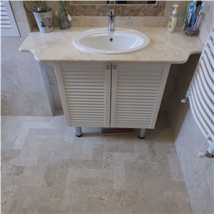 Classic Cross Cut Travertine Polished Cut-To-Size Slabs 2 cm