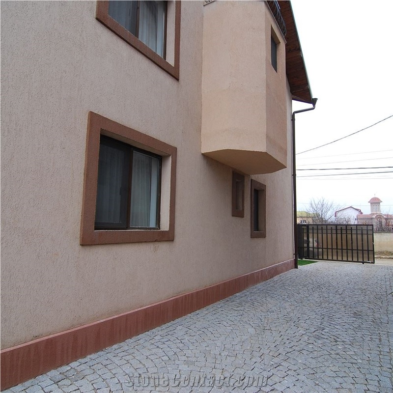 Grey Granite Splitface Cobblestone