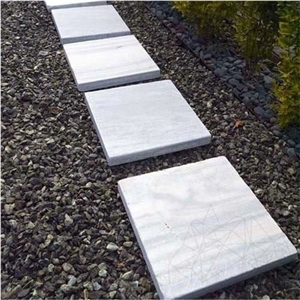 Kavala Cross Cut Tumbled Marble 40 X 40 X 4.5 cm (Japanese Garden Stepping Stones)
