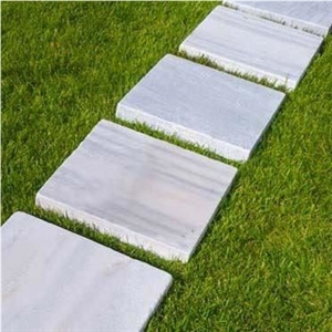 Kavala Cross Cut Tumbled Marble 40 X 40 X 4.5 cm (Japanese Garden Stepping Stones)