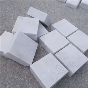 Kavala Marble Sawn Cut Cobblestone 10 X 10 X 3 cm