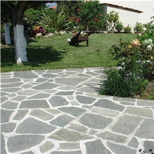 Kavala Polygonal Slate Flagstone - Xxl Slabs Kavala Polygonal Slate Flagstone - Xxl Slabs