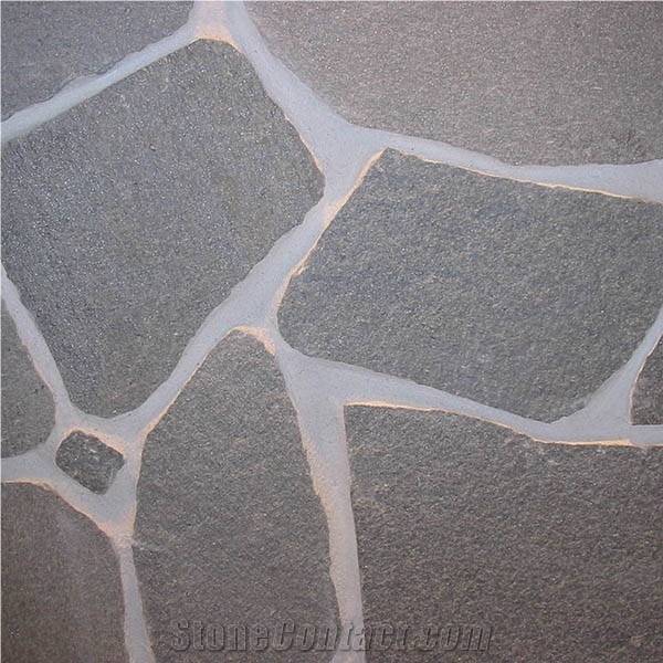 Kavala Polygonal Slate - Tumbled Pavers