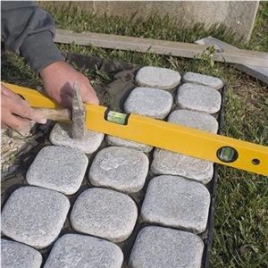 Kavala Semi White Marble Tumbled Cobblestone 10 X 10 X 3-5 cm