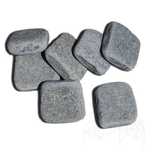 Kavala Semi White Marble Tumbled Cobblestone 10 X 10 X 3-5 cm