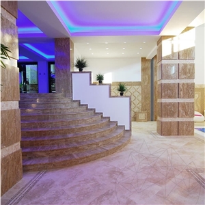 Latte Travertine Brushed Cut-To-Size Slabs 2 cm