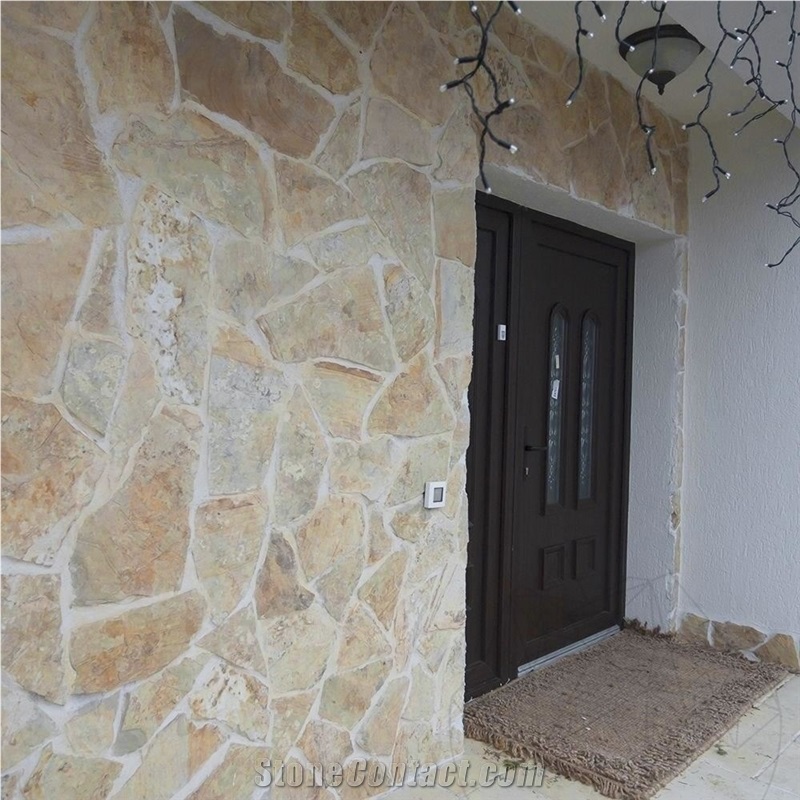 Macedonia Cream Polygonal Limestone