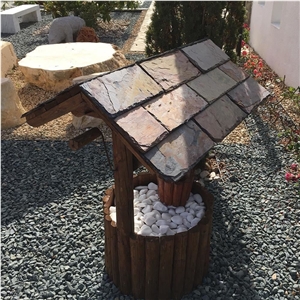 Multicolor Riven and Chiseled Edge Slate 15 X 30cm - (Roof & Claddings)