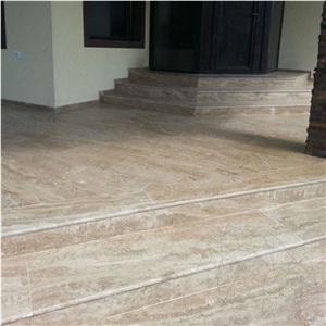 Noce Travertine Staircase