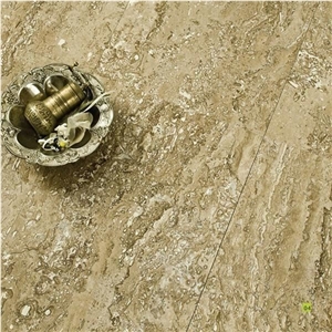 Noce Travertine Staircase
