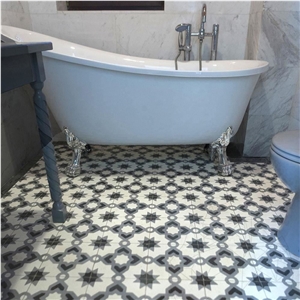 Oriental Terrazzo Kr-09 Black 20 X 20 X 1.8 cm