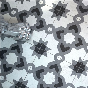 Oriental Terrazzo Kr-09 Black 20 X 20 X 1.8 cm