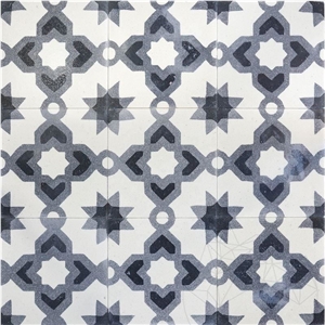 Oriental Terrazzo Kr-09 Black 20 X 20 X 1.8 cm