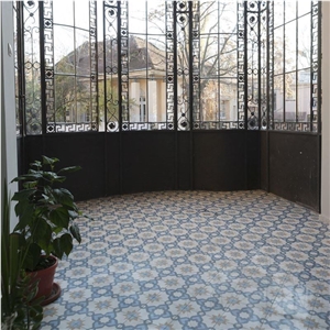 Oriental Terrazzo Kr-09 Blue 20 X 20 X 1.8 cm
