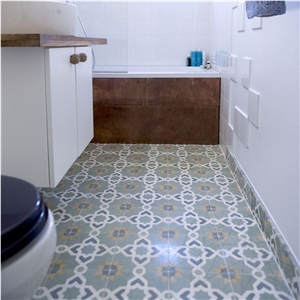 Oriental Terrazzo Kr-09 Green 20 X 20 X 1.8 cm