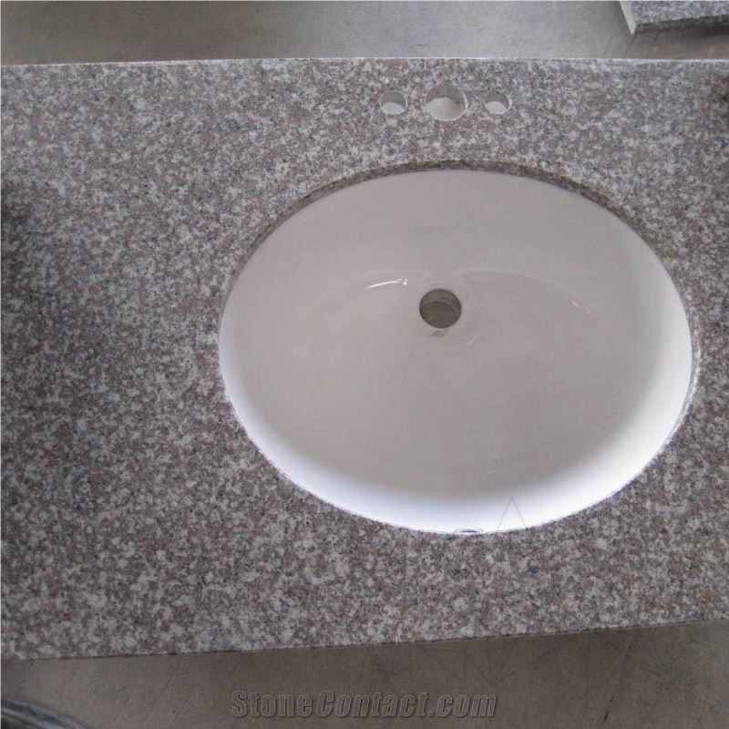 Peach Red Granite Polished Cut-To-Size Slabs 2 cm