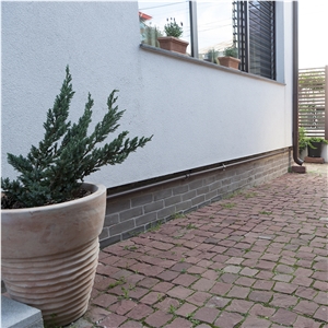 Red Vidin Sandstone Splitface Cobblestone Red Vidin Sandstone Splitface Cobblestone