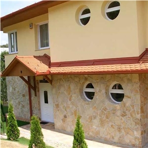 Rhodos Polygonal Slate Walling Tiles Building Stone