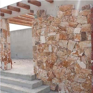 Rock Face Pepem Polygonal Marble (Corner Piece)