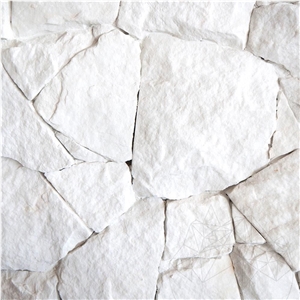 Rock Face Thassos Polygonal Marble