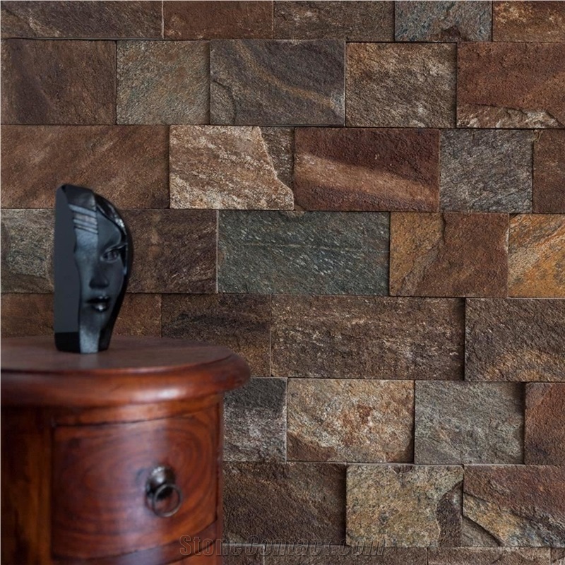 Rusty Brown Slate 10cm X Ll