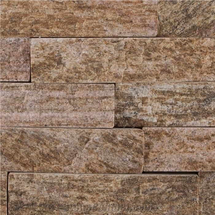 Silk Yellow Quartz Panel 15 X 60cm