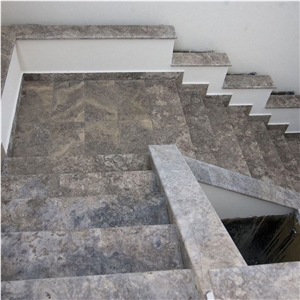 Silver Cross Cut Travertine Honed Cut-To-Size Slabs 2 cm