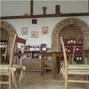 Slate Rhodos Strips (Pallet) Slabs & Tiles, Romania Brown Slate