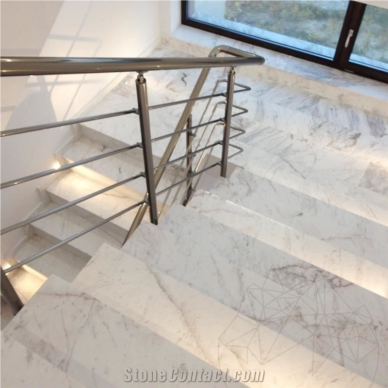 Volakas Polished Marble Cut-To-Size Slabs 2 cm