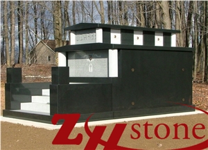 Cheap Price Custom Family Style Absolute Black/ Shanxi Black/ Indian Black/ G603/ Sliver Grey Granite Cremation Columbarium/ Columbarium/ Cemetry Crypts/ Cemetery Columbarium/ Mausoleum Crypts