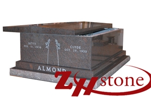 Cheap Price Good Quality Double Paradiso Granite Mausoleums/ Mausoleum Design/ Cemetery Crypts/ Cemetery Mausoleum/ Mausoleum Crypts