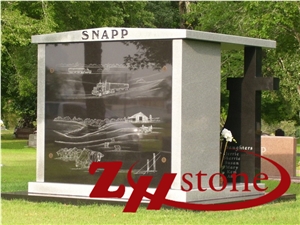 Cheap Price Own Factory Column Mausoleum Dakota Mahogany Granite Mausoleums/ Mausoleum Design/ Cemetery Columbarium/ Cemetery Mausoleum/ Mausoleum Crypts