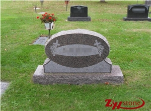Cheap Price Own Factory Oval Style Cafe Imperial Granite Western Style Tombstones/ Single Monuments/ Cemetery Tombstones/ Gravestone/ Custom Monuments Cheap Price Own Factory Oval Style Cafe Imperial Granite Western Style Tombstones/ Single Monuments/ Cemetery Tombstones/ Gravestone/ Custom Monuments