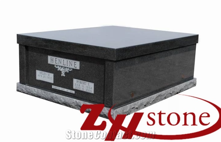 Good Price Polished Flat Double Dakota Mahogany Granite Mausoleums/ Mausoleum Design/ Columbarium/ Cemetery Mausoleum/ Mausoleum Crypts