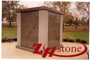 Good Quality 96 Crypts Absolute Black/ Shanxi Black/ China Black/ Tian Shan Red Granite Cremation Columbarium/ Columbarium/ Cemetery Crypts/ Cemetery Columbarium/ Mausoleim Crypts