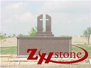 Good Quality 96 Crypts Absolute Black/ Shanxi Black/ China Black/ Tian Shan Red Granite Cremation Columbarium/ Columbarium/ Cemetery Crypts/ Cemetery Columbarium/ Mausoleim Crypts